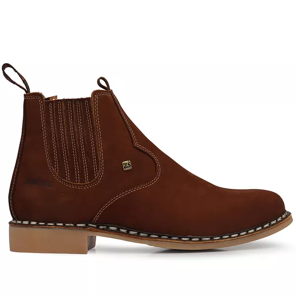 Bota Texas Masculina Ortopédica Couro Legítimo: Conforto Raiz e Brindes