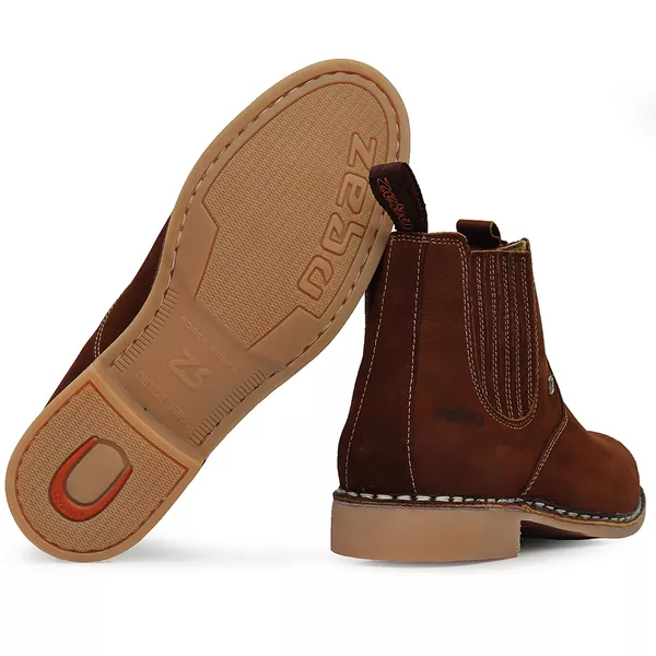 Bota Texas Masculina Ortopédica Couro Legítimo: Conforto Raiz e Brindes
